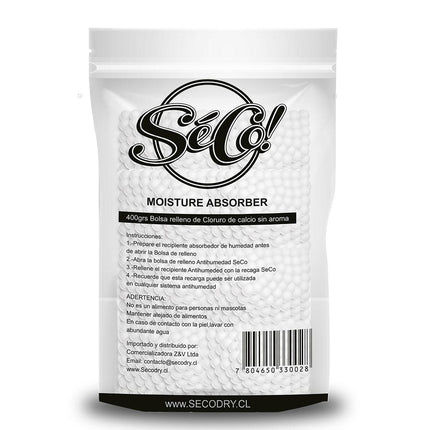 SéCo! Recarga Absorbente Humedad Rellenable 400 gr | Apishop.cl
