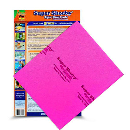 Super Shorby Paño Super Absorbente Fucsia 1 unid | Apishop.cl