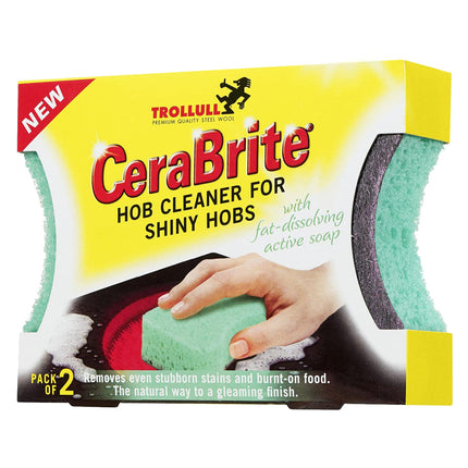 Trollull Cerabrite Esponja Vitroceramica 2 unid | Apishop.cl