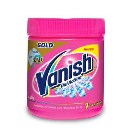 Vanish Quitamanchas ropa color polvo pote 450 gr | Apishop.cl