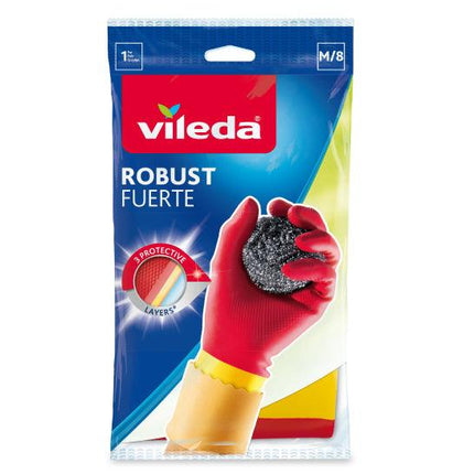 Vileda Guante Protection Fuertes Talla M 1 par | Apishop.cl