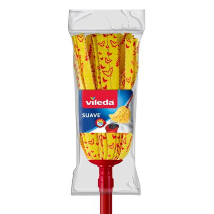 Vileda Mopa Suave 30% Microfibras con Mango 1 unid | Apishop.cl