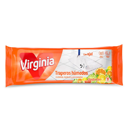 Virginia Trapero Húmedo Naranja Citrus 10 unid | Apishop.cl
