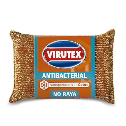 Virutex Esponja Antibacterial Cobre No Raya 1 unid | Apishop.cl