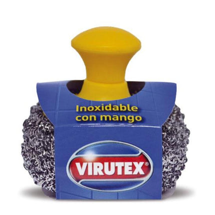 Virutex Esponja de Acero con mango 1 unid | Apishop.cl