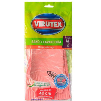 Virutex Guante Baño y Lavandería M 1 par | Apishop.cl
