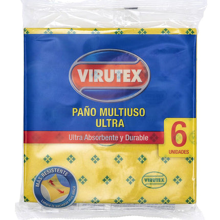 Virutex Paño multiuso 6 unid | Apishop.cl