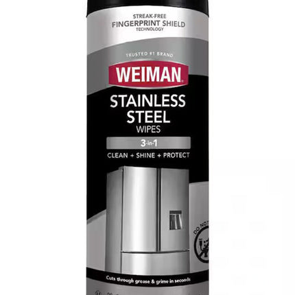 Weiman Toallas Acero Inoxidable 30 unid | Apishop.cl
