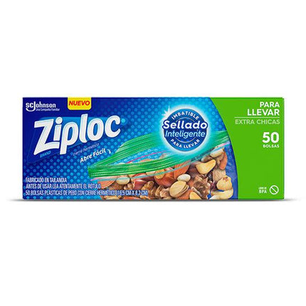 Ziploc Bolsa Hermetica Snack Extra Chica 50 unid | Apishop.cl